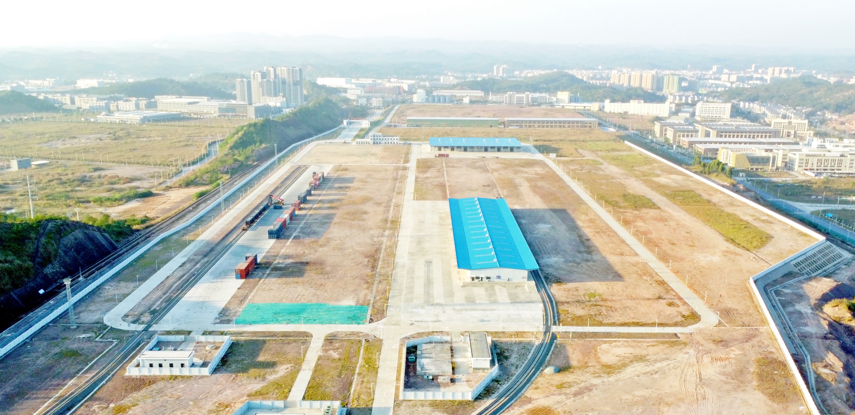 梅州國(guó)際陸港全景